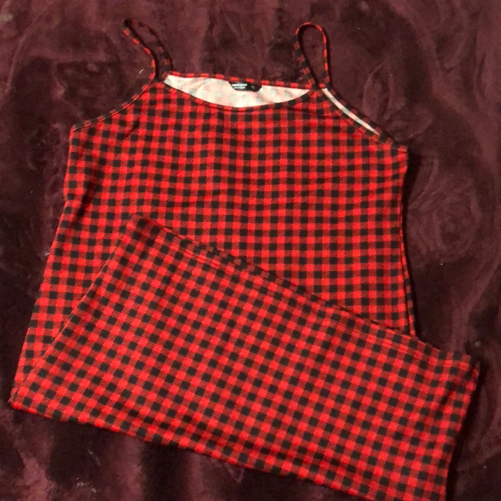 Red Plaid dress
